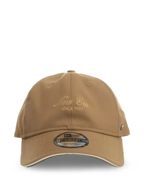 NEW ERA CAP metal logo curved visor cap