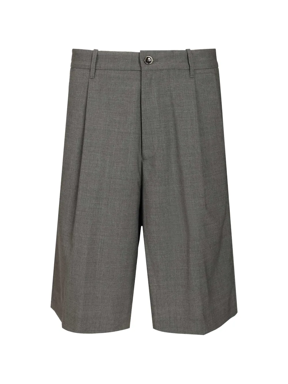 Nine In The Morning pleated shorts - Grigio