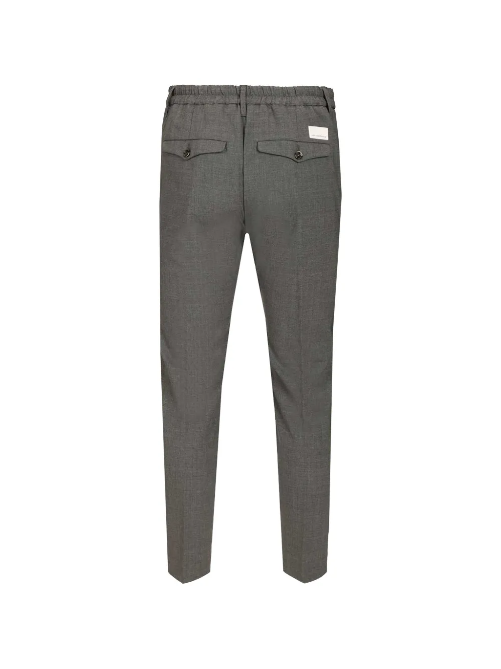  Nine In The Morning Elasticated Straight-leg Trousers - Grey 