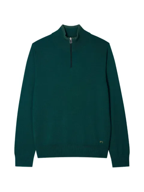 PS Paul Smith zip mock-neck jumper