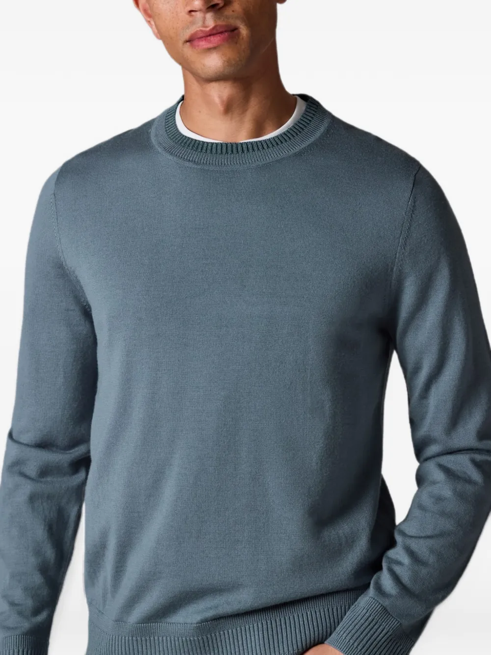PS Paul Smith Wollen trui met ronde hals Blauw