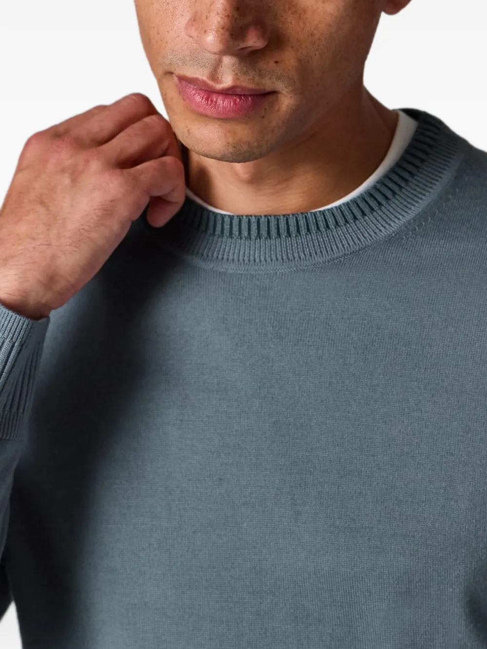PS Paul Smith Wollen trui met ronde hals Blauw