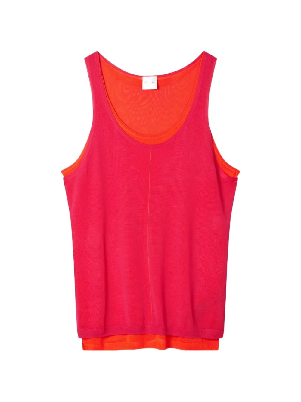 Paul Smith Top smanicato a strati - Rosa