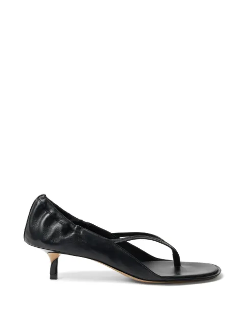 Jacquemus gathered leather sandals