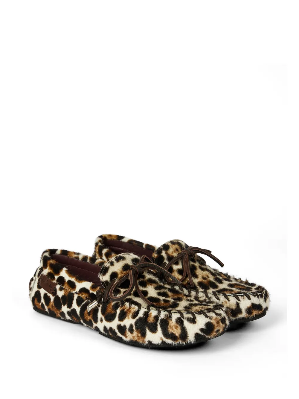 Paul Smith Sonna loafers met dierenprint Beige