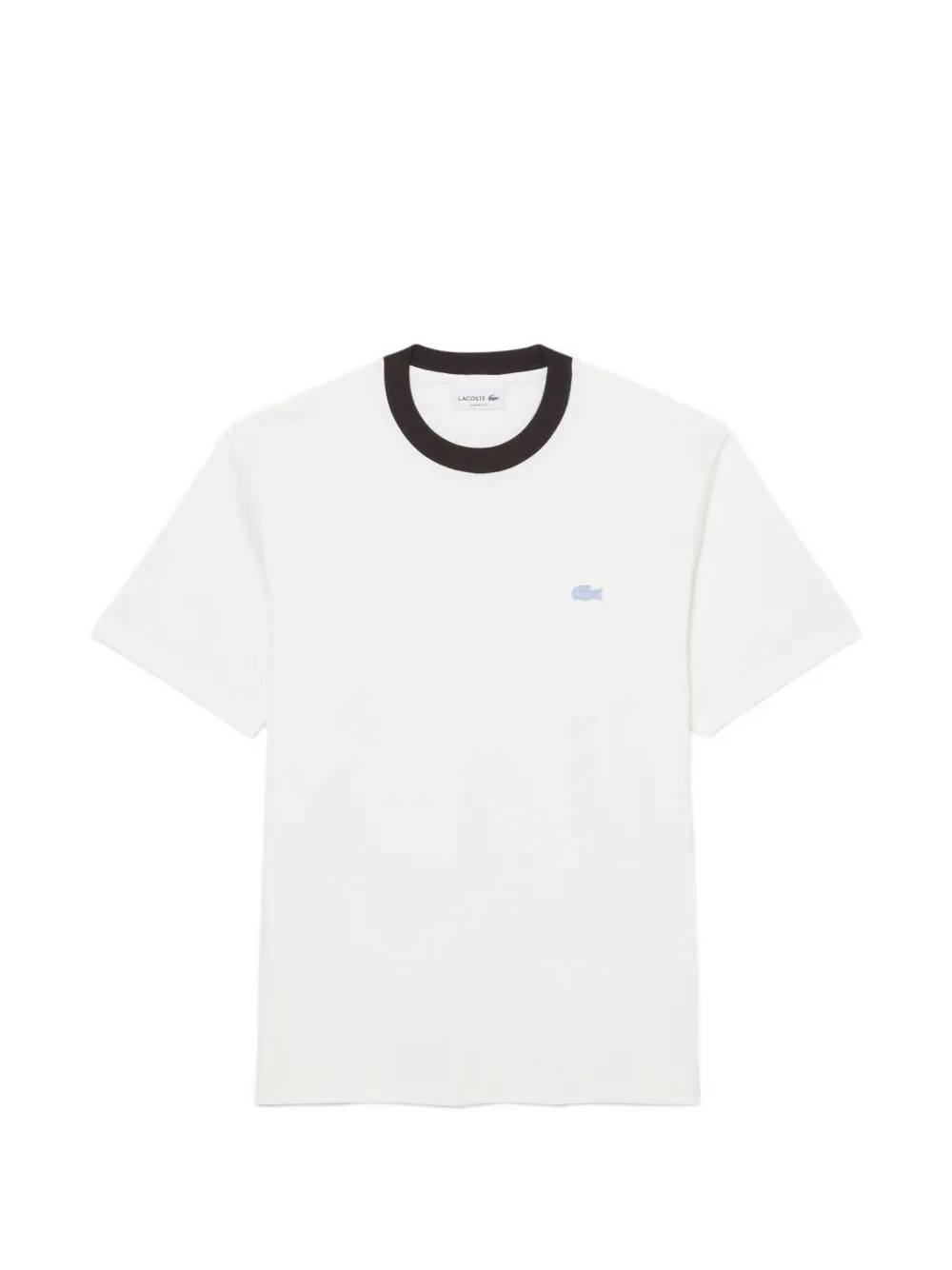 Lacoste logo-appliqué T-shirt - Bianco