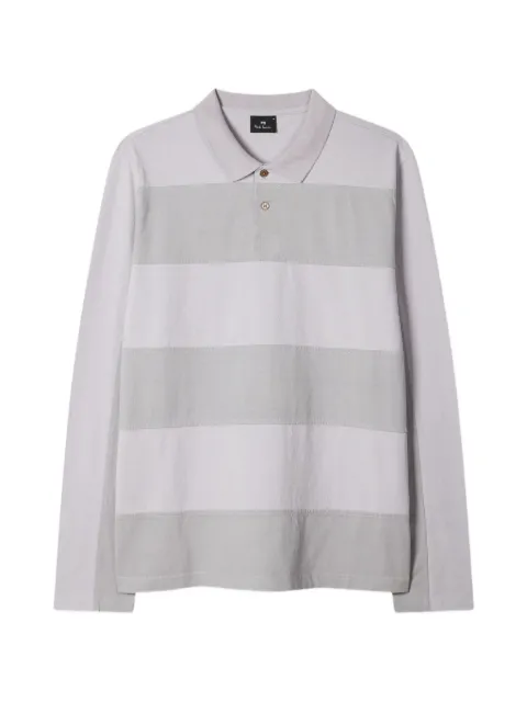 PS Paul Smith striped long-sleeve polo shirt