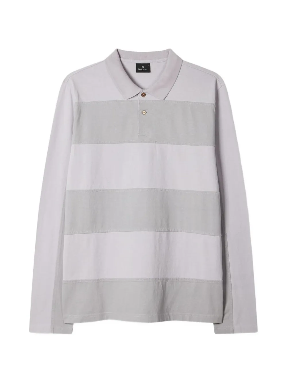 PS Paul Smith Gestreept poloshirt Grijs