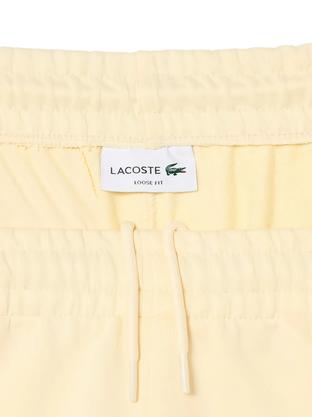 Lacoste Broek met trekkoord en ritszak Beige