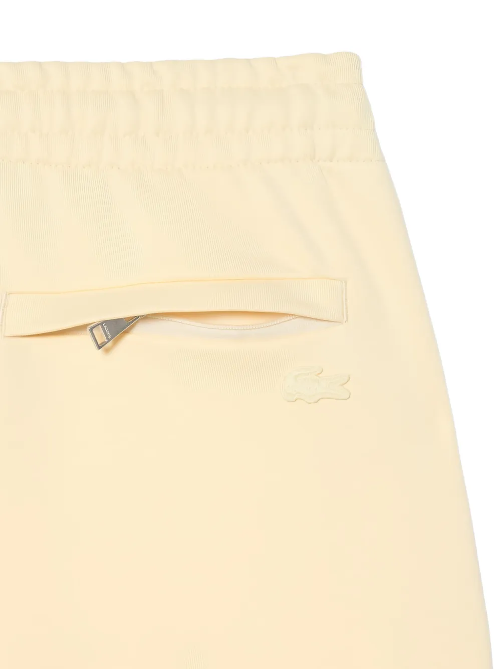 Lacoste Broek met trekkoord en ritszak Beige