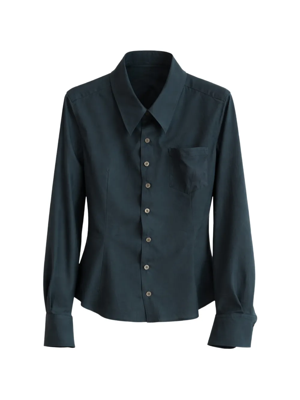 Undercover pocket button shirt - Blu