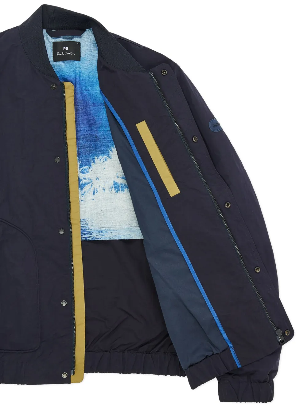 PS Paul Smith Bomberjack met knopen Blauw