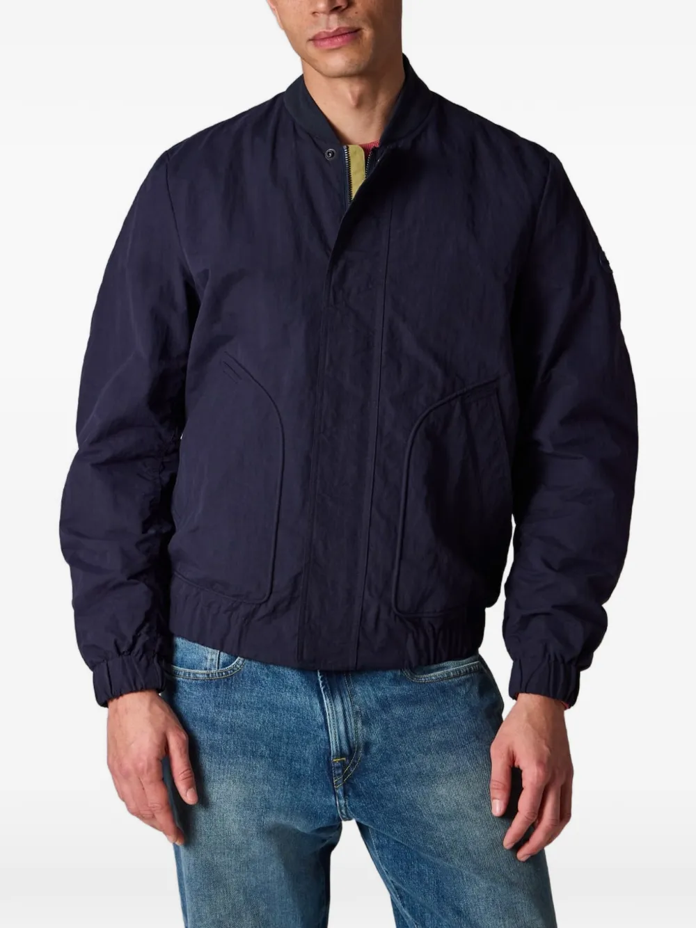 PS Paul Smith Bomberjack met knopen Blauw