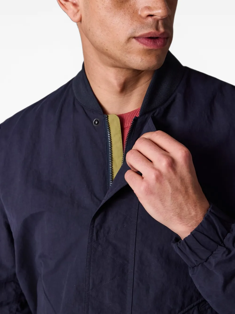 PS Paul Smith Bomberjack met knopen Blauw