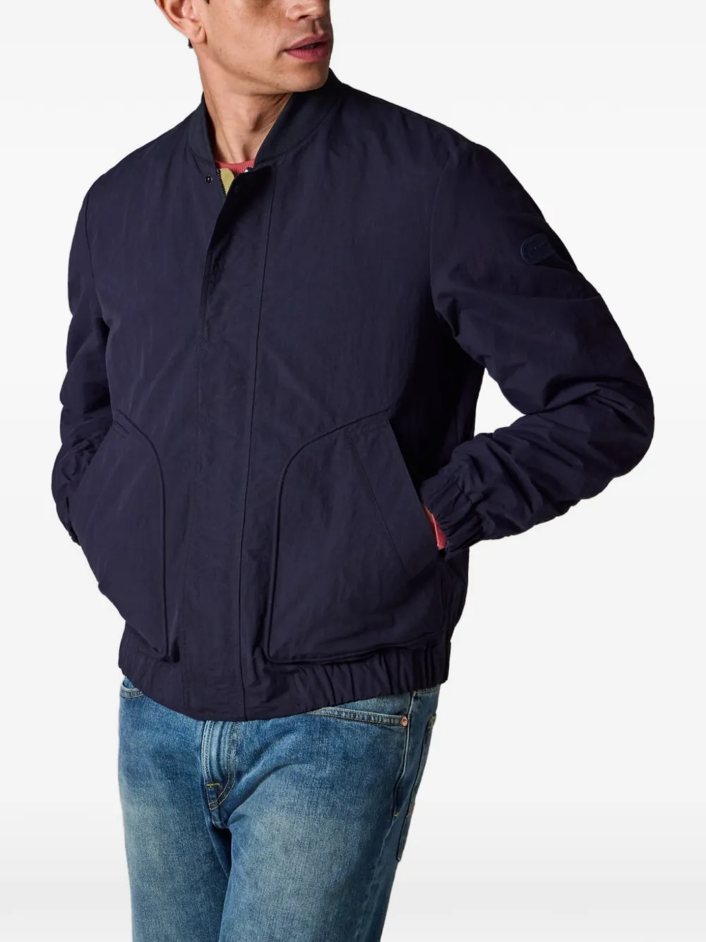 PS Paul Smith Bomberjack met knopen Blauw