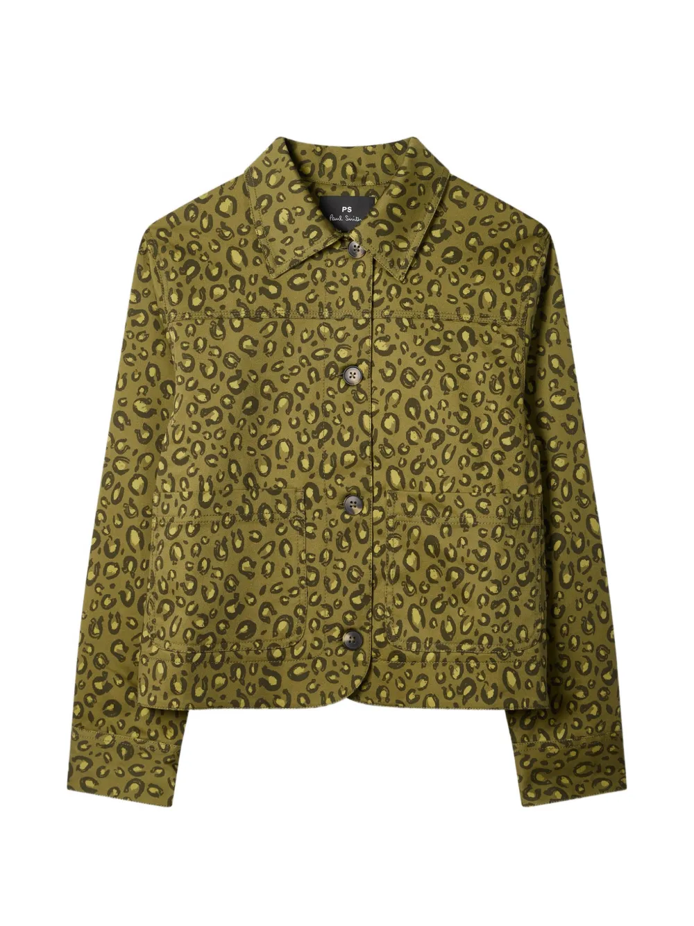 PS Paul Smith leopard-print jacket - Verde