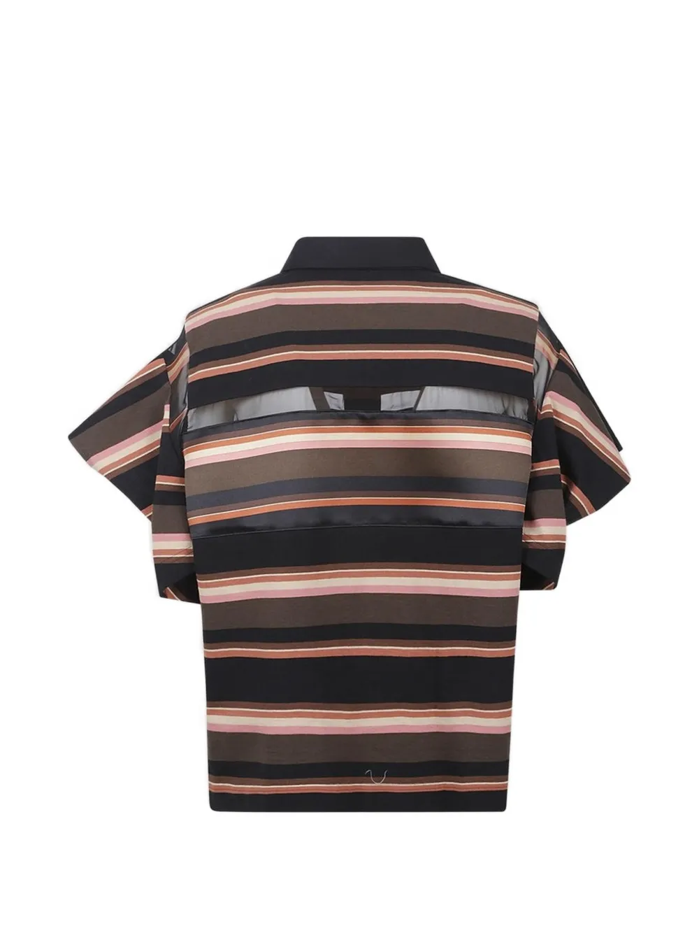 sacai Gestreept blouse Bruin