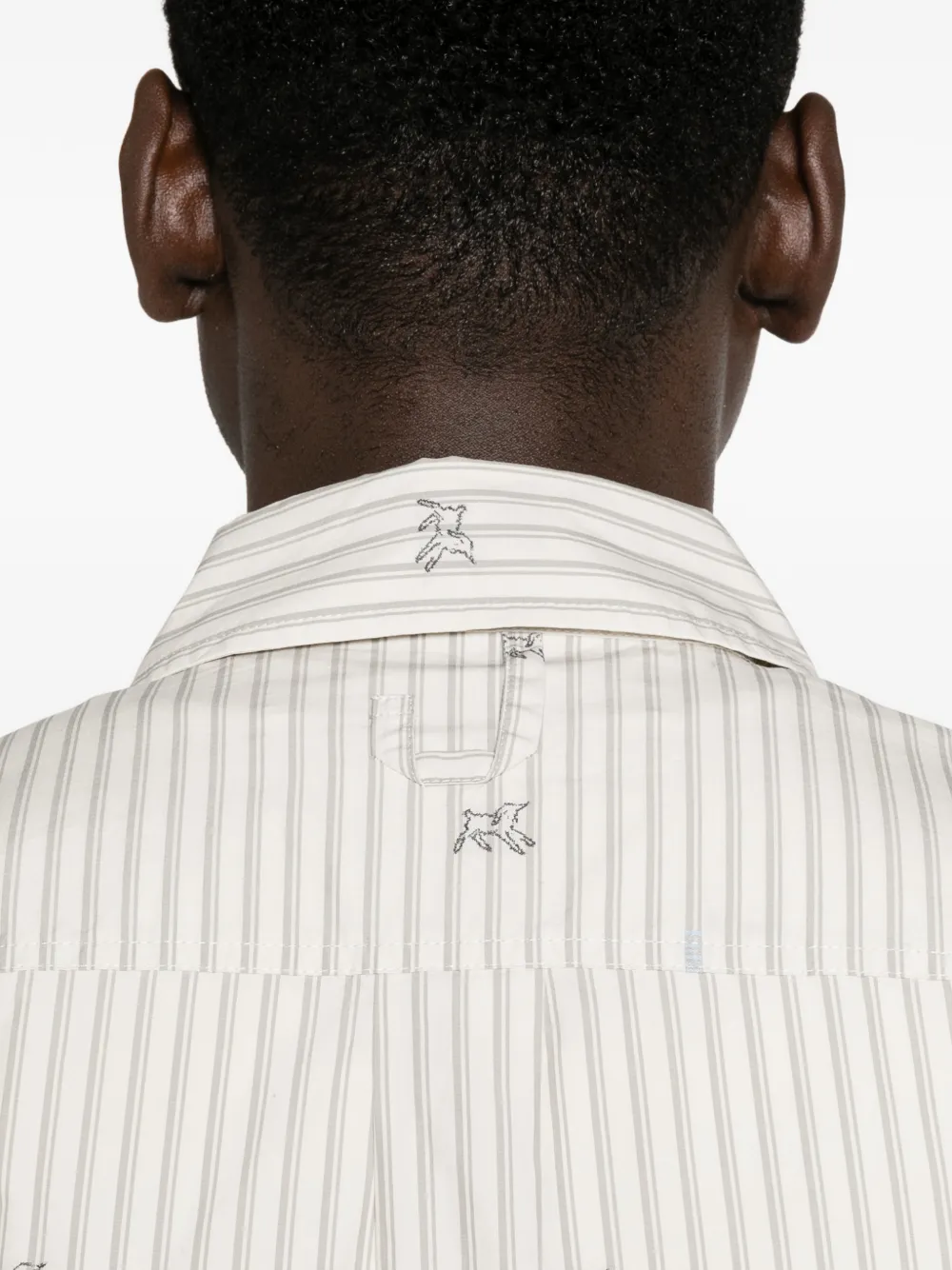 Jacquemus The Simon overhemd met lange mouwen Beige
