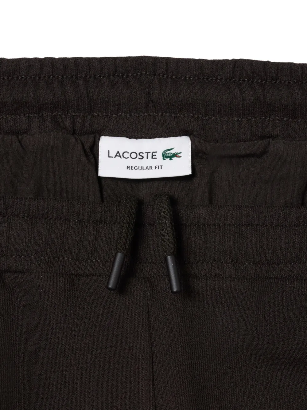 Lacoste Shorts met geborduurd logo Bruin