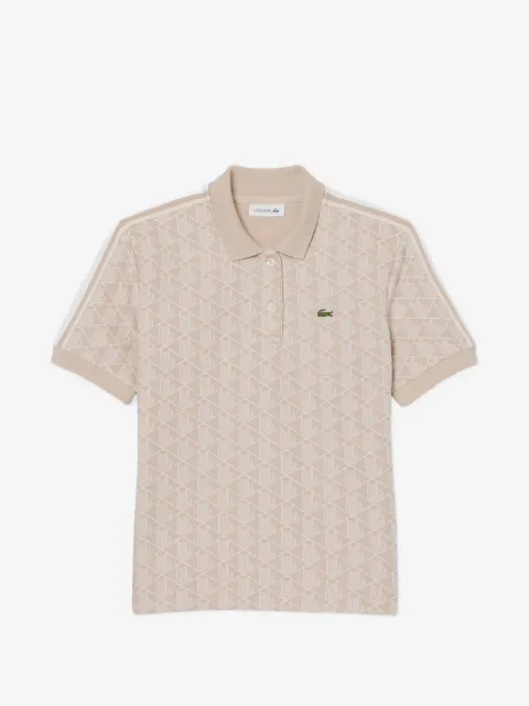 Lacoste polo à motif monogrammé