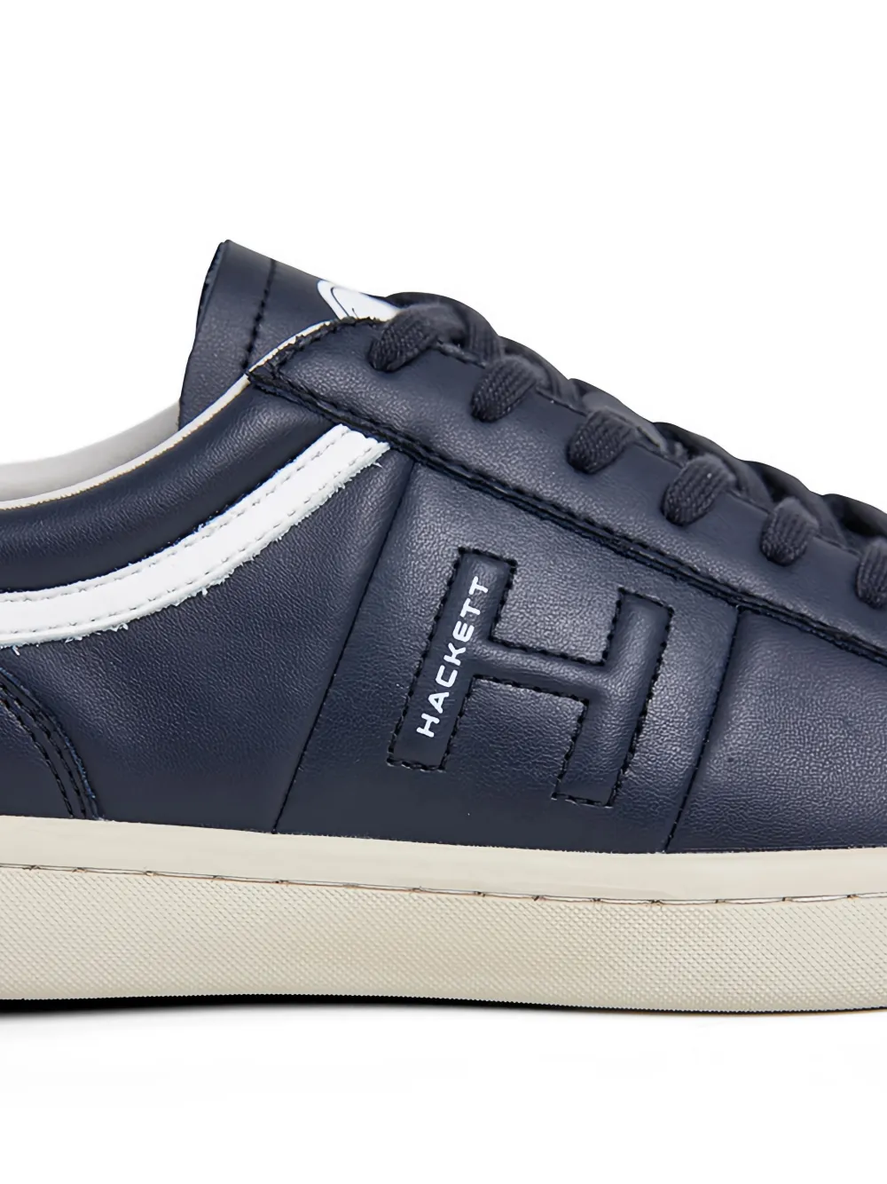 Hackett Sneakers met logo streep Blauw