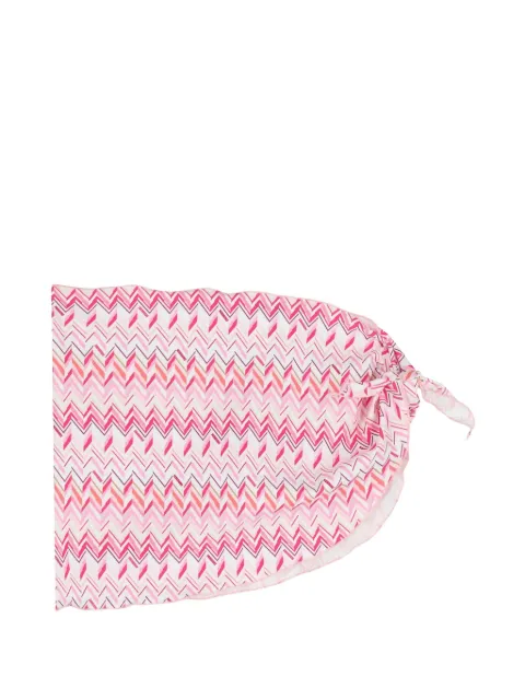 Missoni Kids falda de playa con moño