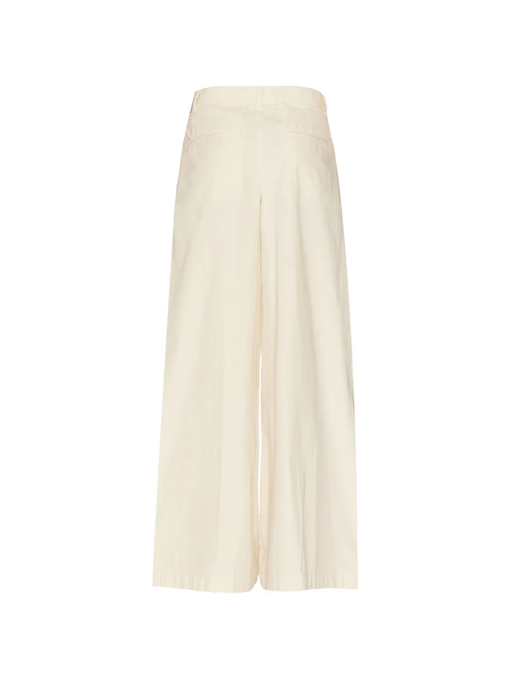 Polo Ralph Lauren Palazzo broek met knoop Beige