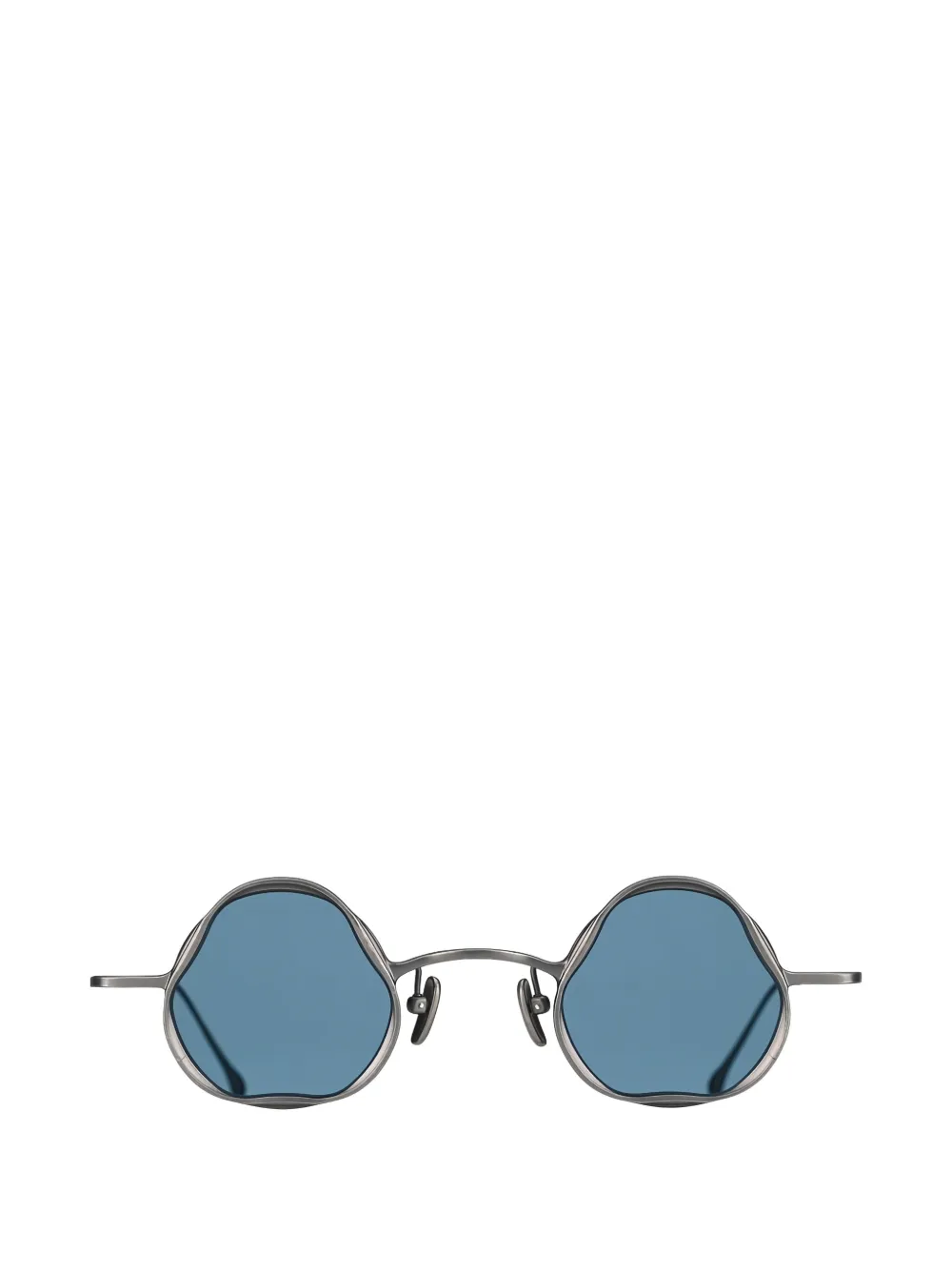 Rigards Vintage Titanium Sunglasses In Gray