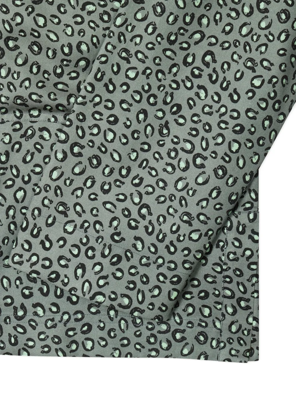  Ps Paul Smith Animal-print Shirt - Green 