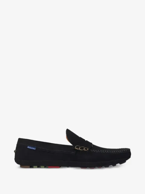 PS Paul Smith chain-detail suede loafers