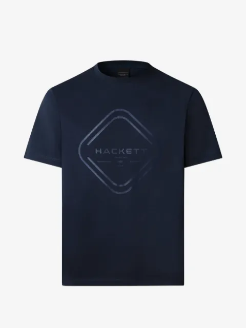 Hackett London t-shirt en coton à imprimé graphique