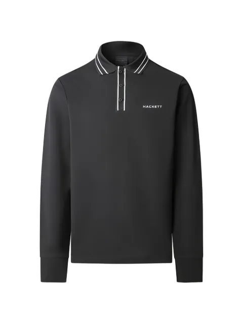 Hackett рубашка поло с воротником в полоску