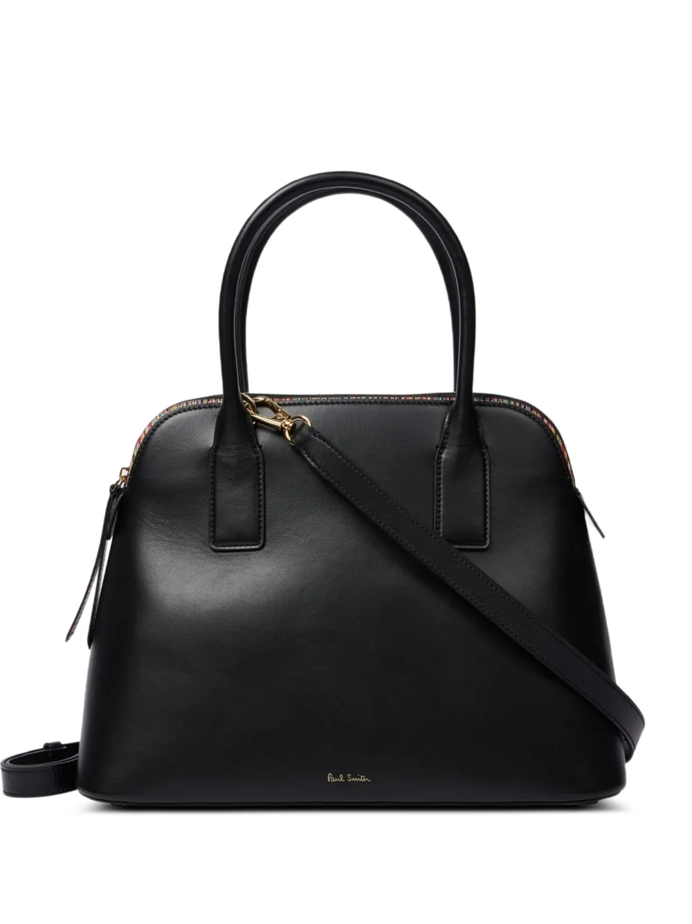 Paul Smith Signature Stripe leather tote bag