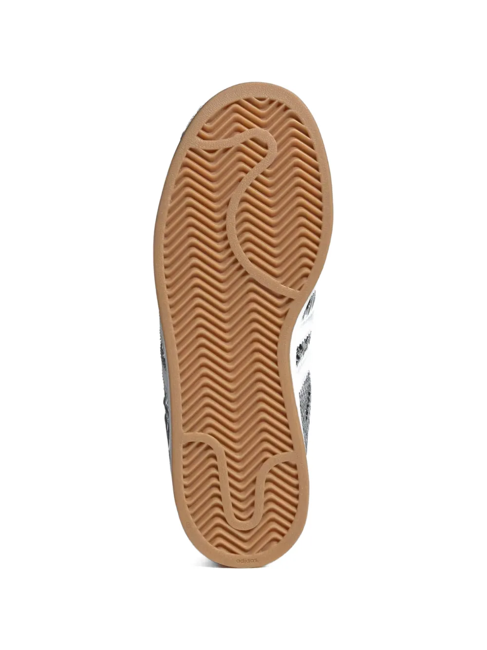 adidas Superstar II leren sneakers Zilver