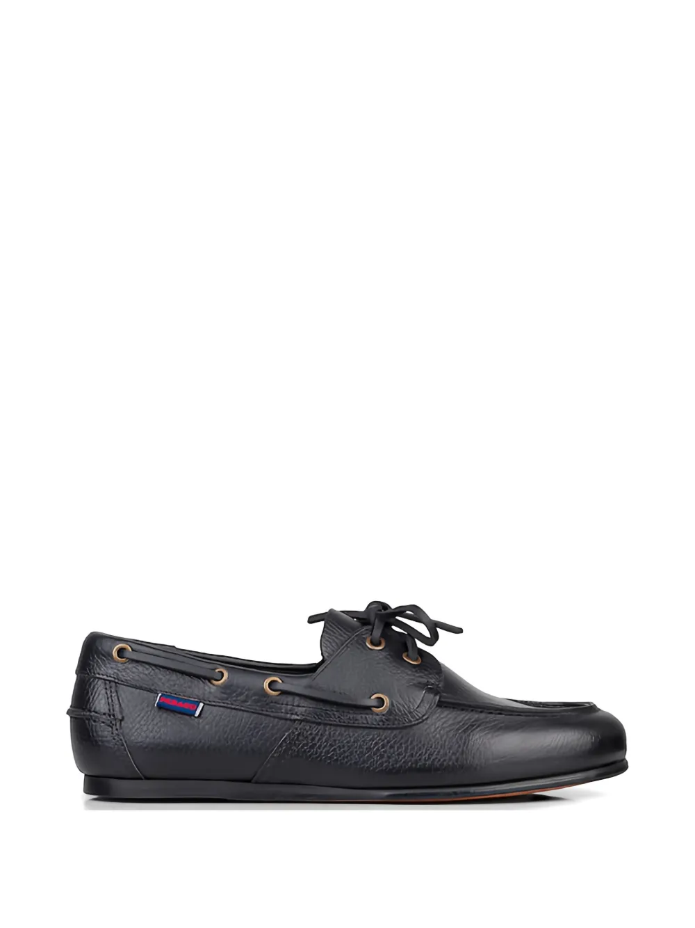 Sebago Owen Tumbled eyelet lace-up loafers - Nero