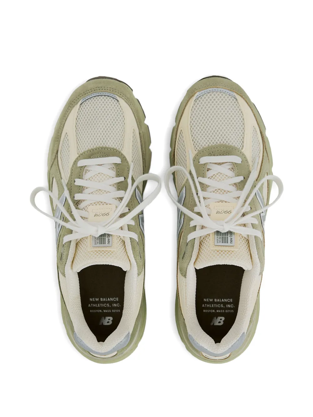 New Balance 990 sneakers met vlakken Groen