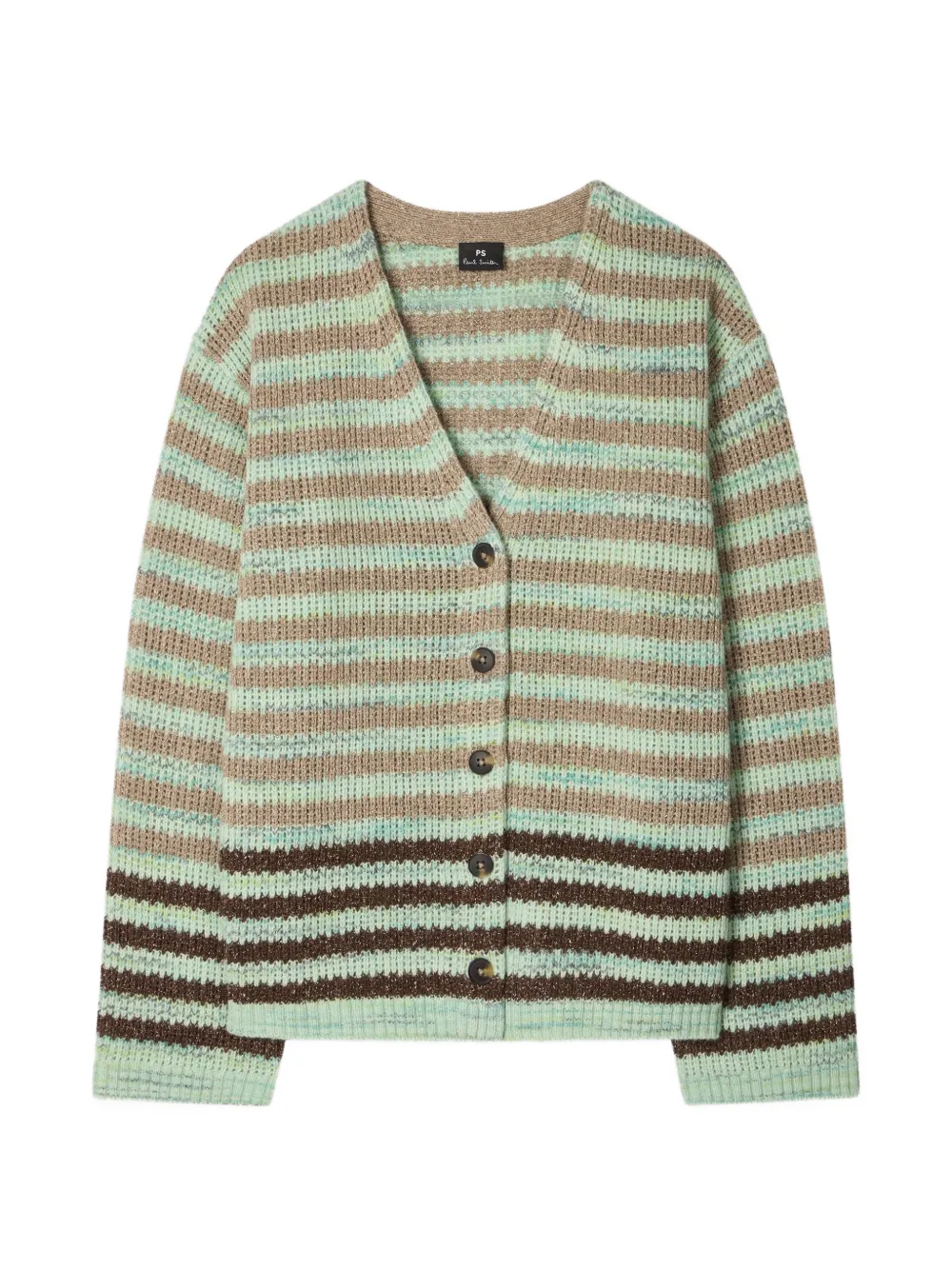 PS Paul Smith striped cardigan - Verde