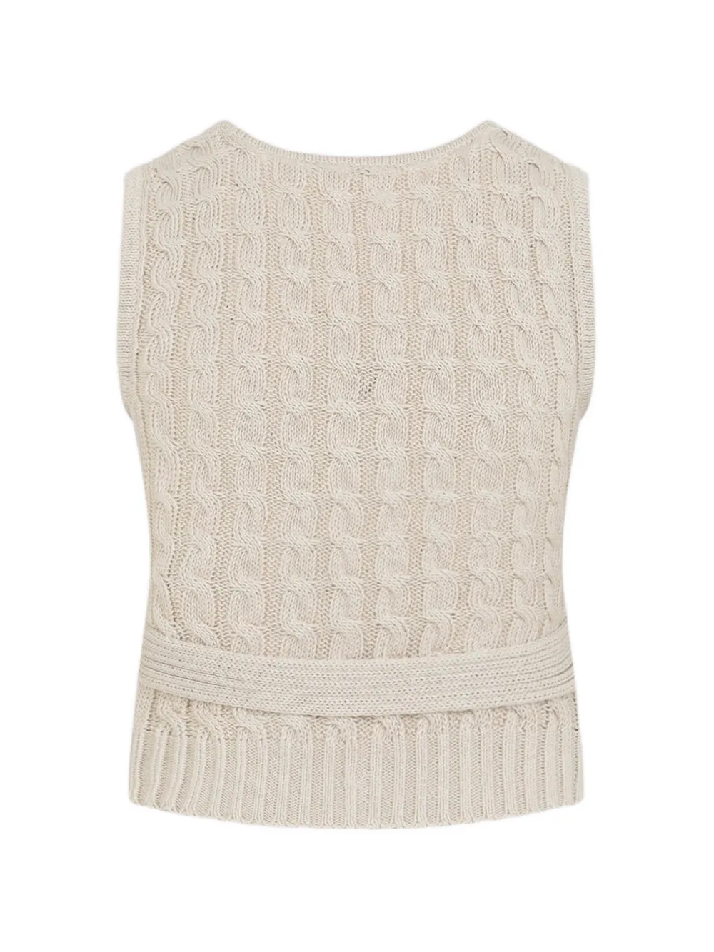  Max Mara Knit-panel Waistcoat - Neutrals 