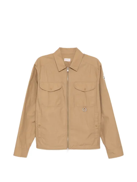 Moncler surchemise à fermeture zippée