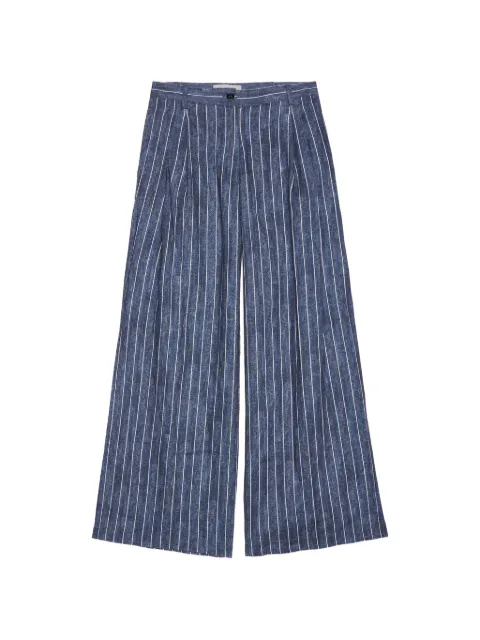 ERMANNO FIRENZE pinstripe-pattern pleated pants