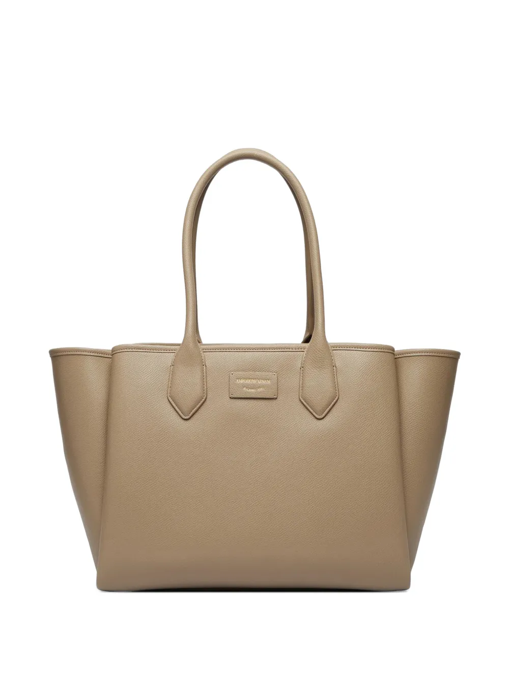 Emporio Armani logo-detail tote bag - Toni neutri