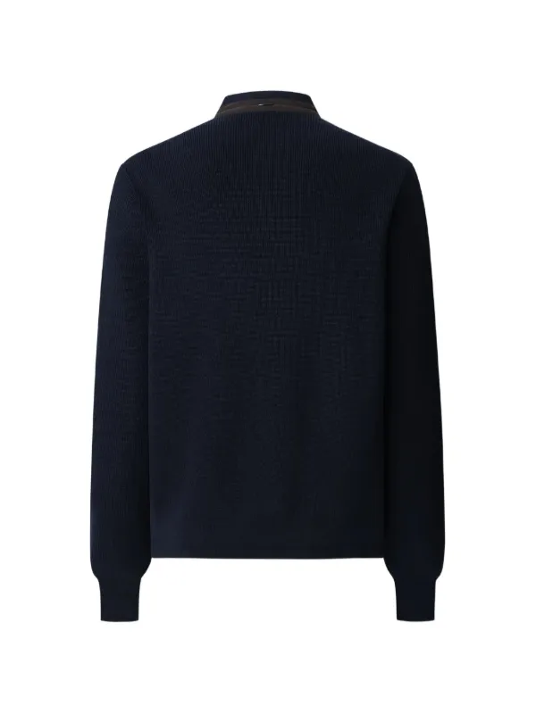 Hackett London Zipped Cardigan | Blue | FARFETCH