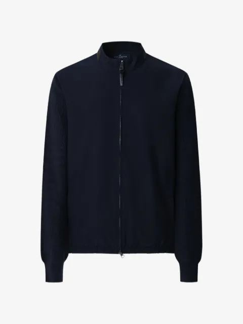 Hackett London zipped cardigan