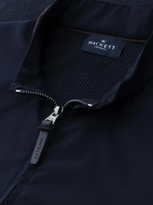 HACKETT LONDON ピーコート サイズ36 Hackett London Zipped Cardigan | Blue | FARFETCH
