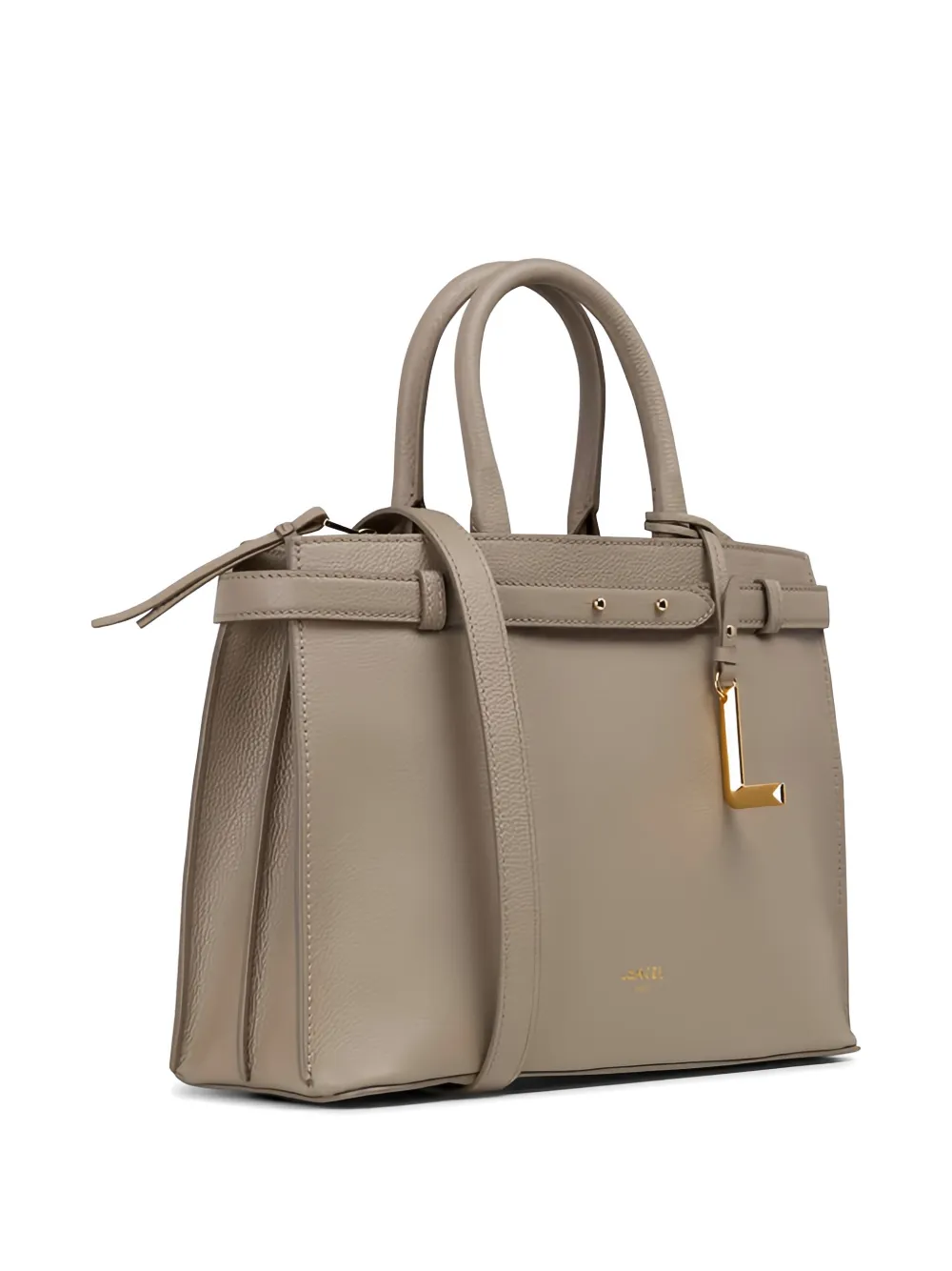  Lancel Faubourg Top-handle Leather Tote Bag - Neutrals 