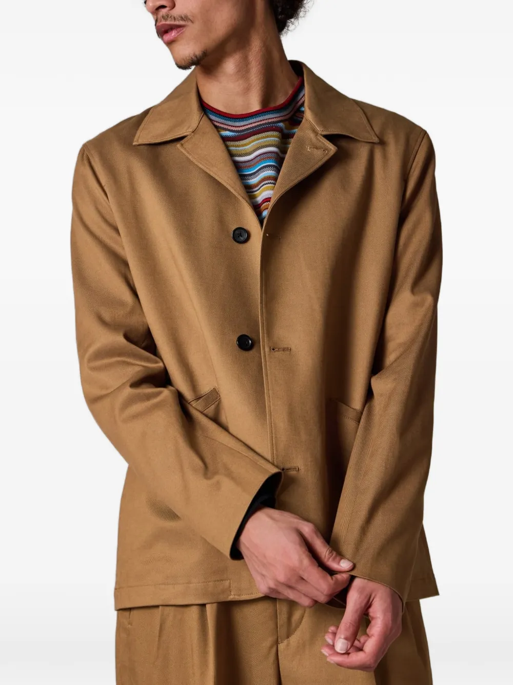 PS Paul Smith Jas met knopen Beige