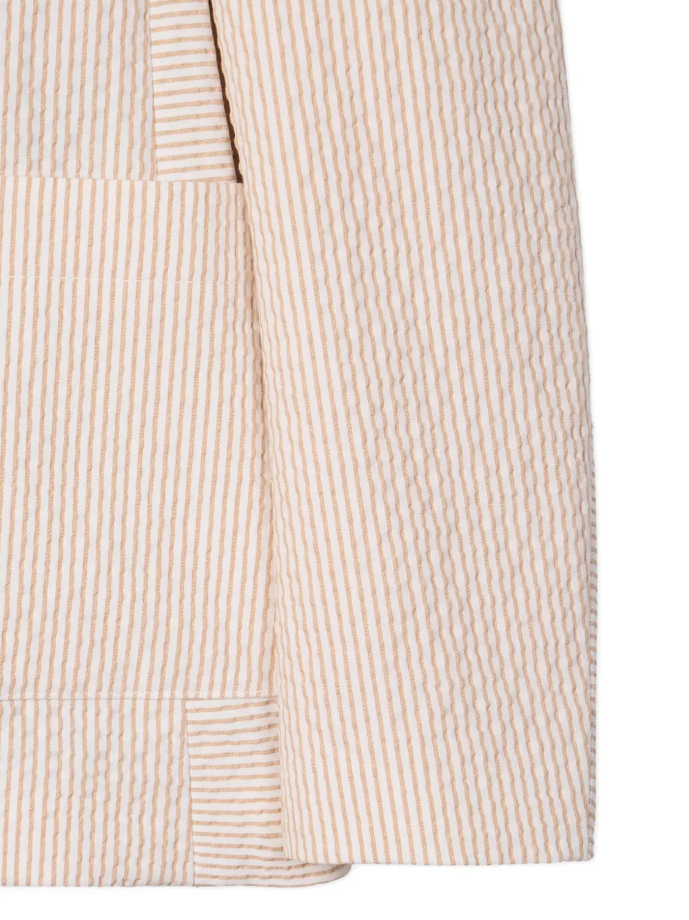 PS Paul Smith Gestreepte blazer met dubbele rij knopen Wit