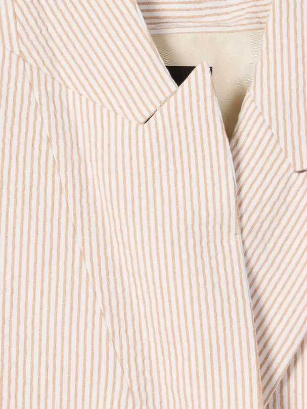 PS Paul Smith ストライプ ダブルジャケット | ホワイト | FARFETCH JP
