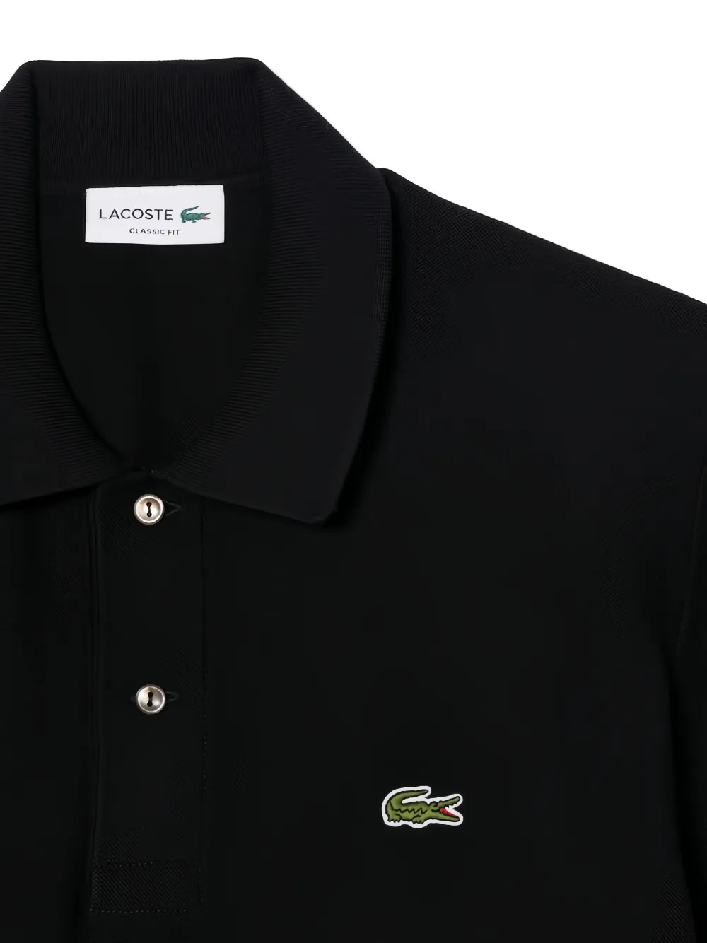Lacoste Poloshirt met korte mouwen Zwart
