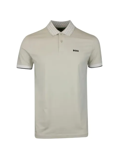 BOSS 패디 패턴 칼라 폴로 셔츠